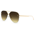TopFoxx - Narrow Megan 2 Olive - Aviators Sunglasses For Women - Side Details