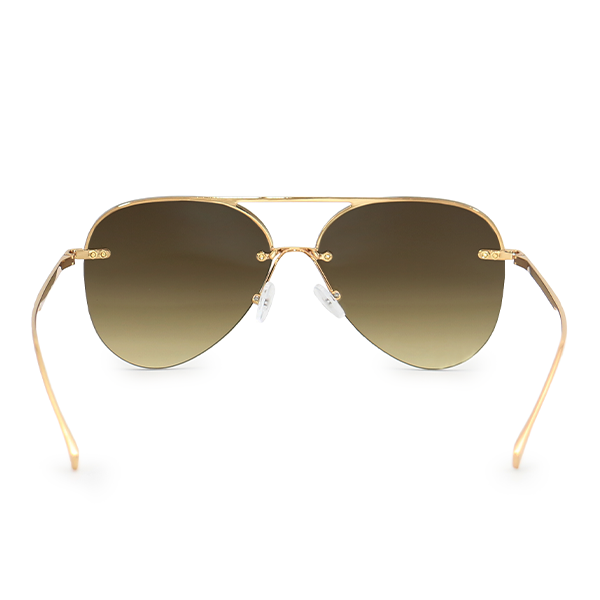TopFoxx - Narrow Megan 2 Olive - Aviators Sunglasses For Women - Back Details