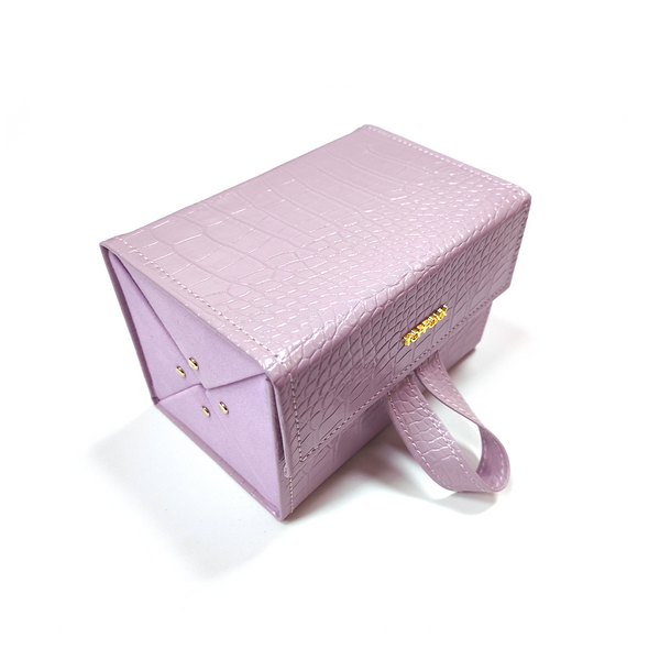 Lilac Croco Travel Case