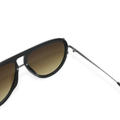 Aviator Sunglasses - Oversized sustainable sunglasses for Women - Ivy Luxe Olive - Arm Details - TopFoxx