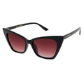 Sustainable Sunglasses for Women - Oversized Cat Eye Shades - Nature - Sunset in Sahara - Side Details - TopFoxx