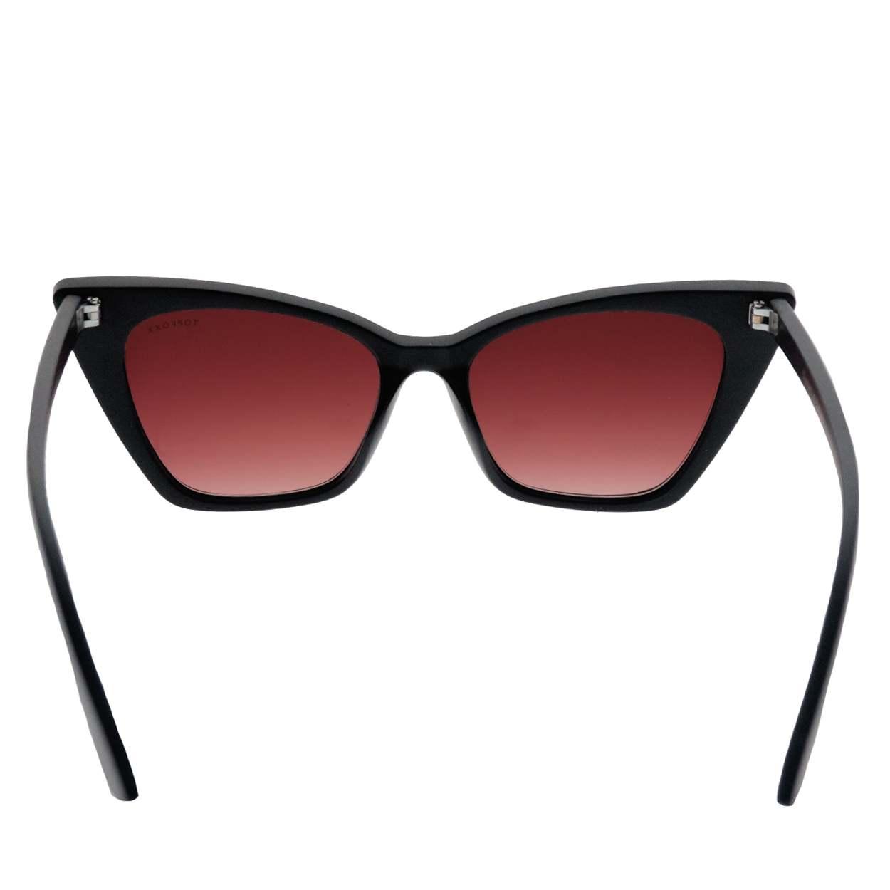 Sustainable Sunglasses for Women - Oversized Cat Eye Shades - Nature - Sunset in Sahara - Back details - TopFoxx