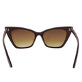 Sustainable Sunglasses for Women - Oversized Cat Eye Shades - Nature - Wahiba Sands - Back Details - TopFoxx