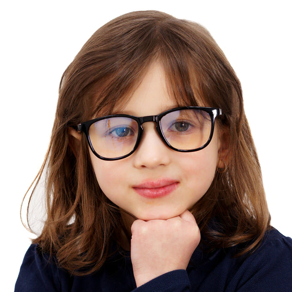 TopFoxx Dexter Black Kids Anti-Blue Light Glasses - Model