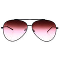 TopFoxx Amelia Faded Burgundy Women's Aviators Sunglasses