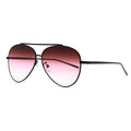 Topfoxx Sunglasses Amelia Aviators Faded Burgundy