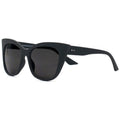 TopFoxx Venice Cat Eye Black Women's Oversized Sunglasses - Side Profile