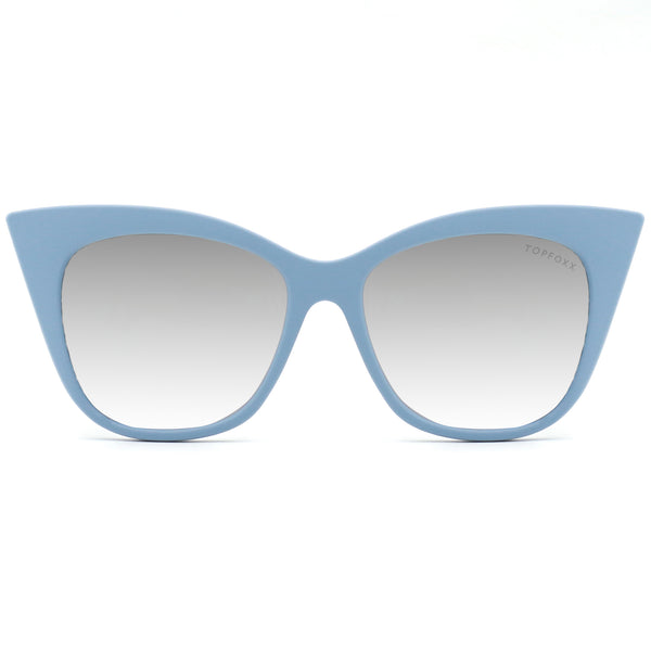 Topfoxx Venice Cat Eye Sunglasses - Black