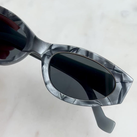 Cat eye grey sunglasses