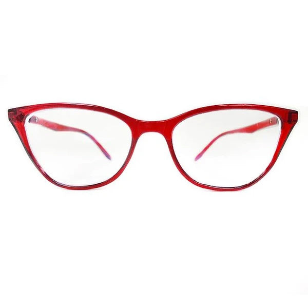 TopFoxx - Juliet - Red Prescription Glasses for Women 