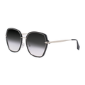 TopFoxx -Maya Faded Black - Trendy Oversized Sunglasses for Women - Side Profile