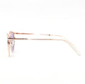 TopFoxx - Marilyn - Round Rose Gold Mirrored Polarized Womens Sunglasses - Side Details