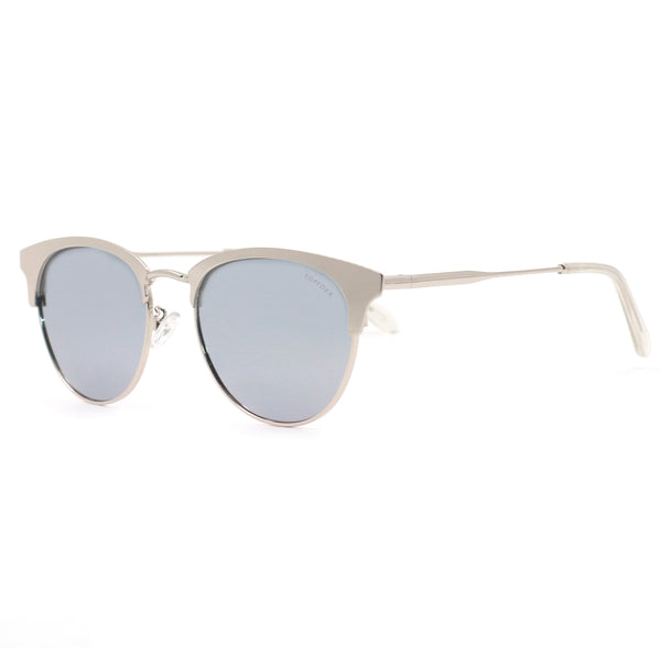 TopFoxx - Marilyn - Silver Mirrored Polarized Womens Sunglasses - Side Details