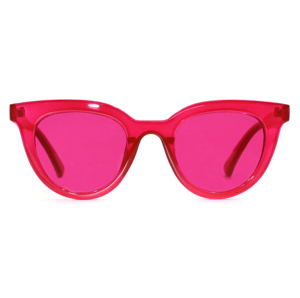 TopFoxx - Brittany Pink Flamingo -  Round Sunglasses for Women - Pink Sunglasses