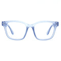 Square Anti Blue Light Glasses for Women - Stella Sky Blue - TopFoxx