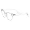 Anti Blue Light Square Glasses for Women - Stella Black - Side Details - TopFoxx