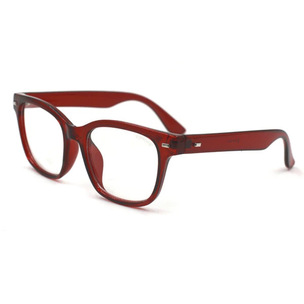 Square Prescription Glasses for Women - Stella Red - Side Details - TopFoxx