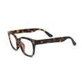Square Prescription Glasses for Women - Stella Tortoise - Side Details - TopFoxx